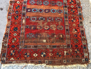Antique anatolian kurdish rug 154x103 cm                           