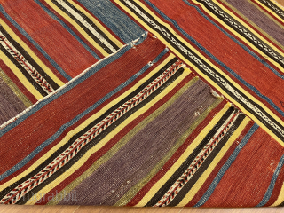 Antique konya kilim fragment 162x140 cm                           