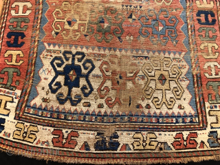 Early zakatala rug fragment , 192x140 cm                          