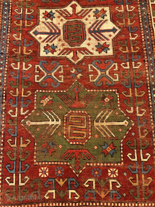 Early kazak rug 245x153 cm                            
