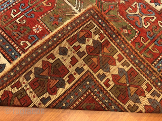 Early kazak rug 245x153 cm                            