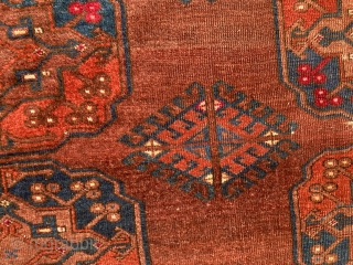 Ersari Main Carpet, late 19th century, 250 x 275 cm (8' x 8' 4").

Shiny colors (WYSIWYG), 24 guls, each differs!             