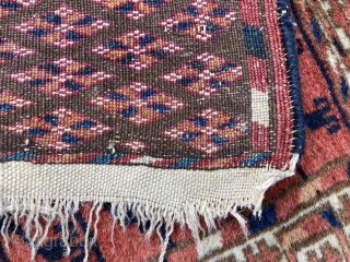 Turkoman Tekke Ensi, 109x132 cm, great weave, superb condition.                        