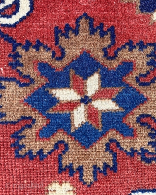 Caucasian Dagestan Kuba Afshan rug in very good condition. 100x152 cm (40”x 60”). Shiny colors, great weave!                