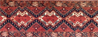 Turkmen Ersari Beshir Torba, 178x44 cm, 1900. Excellent condition, shiny colors!                      