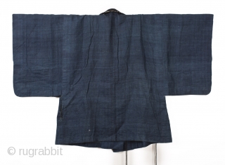 This is a gorgeous indigo dyed dochugi, or traveller's cape, woven from kudzu vine. Garments woven out of kudzu might have faded into obscurity had it not been for its favor among  ...