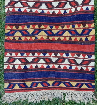 Early 20.th Century Caucasian Kilim size 93 x 216 cm                       