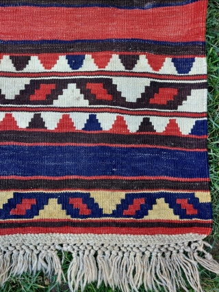 Early 20.th Century Caucasian Kilim size 93 x 216 cm                       