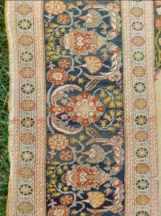 19th. Century Bursa Prayer Rug size:136 x 173 cm                        