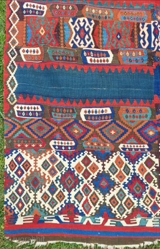 Mid 19th. Century Malatya Kilim size: 180 x 400 cm                       