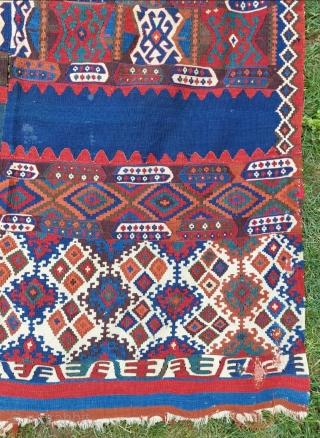 Mid 19th. Century Malatya Kilim size: 180 x 400 cm                       