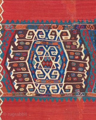 Mid 19th. Century Malatya Kilim size: 180 x 400 cm                       