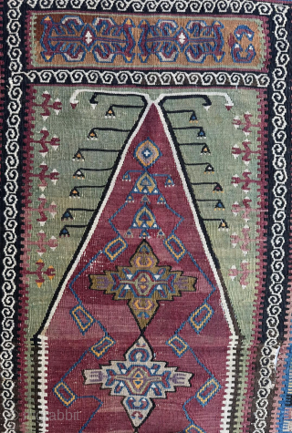 19th century Yahyali prayer kelim. size 110x170 cm. 
metinrug77@gmail.com
                        
