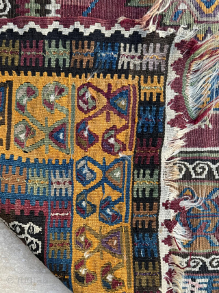 19th century Yahyali prayer kelim. size 110x170 cm. 
metinrug77@gmail.com
                        