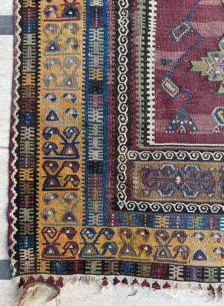 19th century Yahyali prayer kelim. size 110x170 cm. 
metinrug77@gmail.com
                        