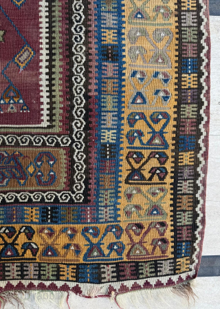 19th century Yahyali prayer kelim. size 110x170 cm. 
metinrug77@gmail.com
                        