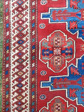 19th.Century Persian Kurdish Rug size: 112 x 210 cm                        