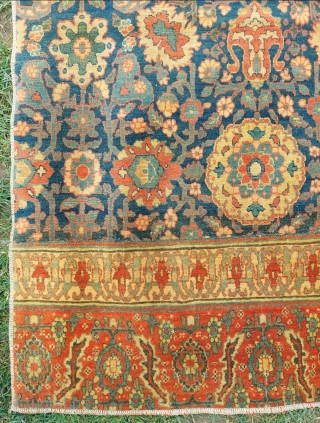 Tabriz Rug Fragment Circa 1870 size:125 x 282 cm                        