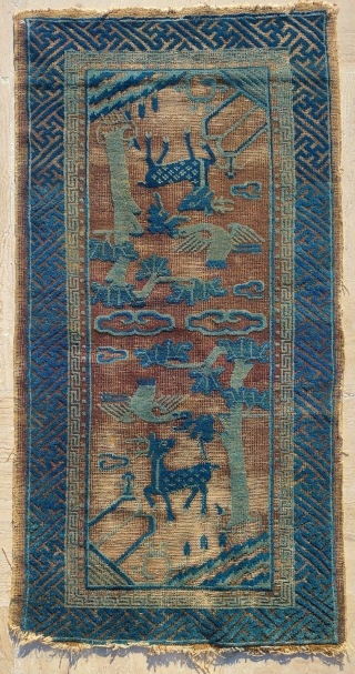 Gmail: metinrug77@gmail.com

19th.Century Mongolian Rug size 63 x 120 cm                        