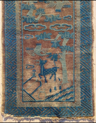 Gmail: metinrug77@gmail.com

19th.Century Mongolian Rug size 63 x 120 cm                        