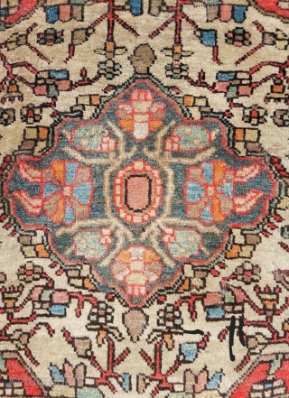 19th. Century Persian Sarouk bag sıze: 40 x 40                        