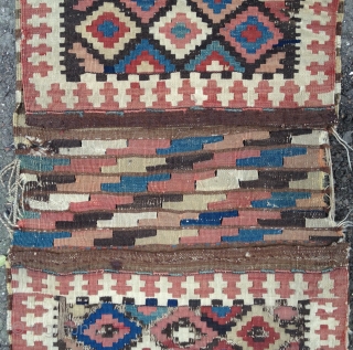 Shahsevan kilim bag 1850's 54x118cm                            