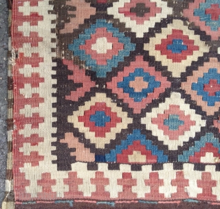 Shahsevan kilim bag 1850's 54x118cm                            