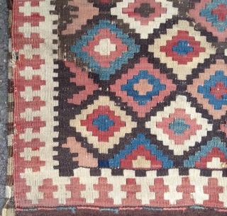 Shahsevan kilim bag 1850's 54x118cm                            