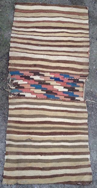 Shahsevan kilim bag 1850's 54x118cm                            