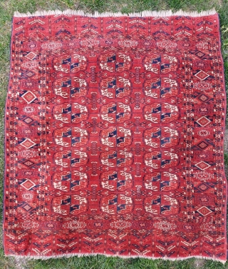 19th. Century Tekke wedding Rug size: 128 x 141                        