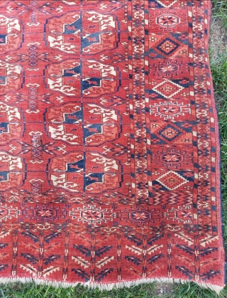 19th. Century Tekke wedding Rug size: 128 x 141                        