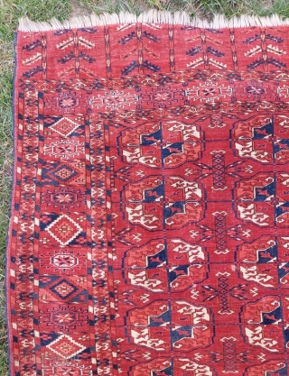 19th. Century Tekke wedding Rug size: 128 x 141                        