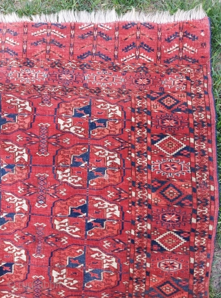 19th. Century Tekke wedding Rug size: 128 x 141                        