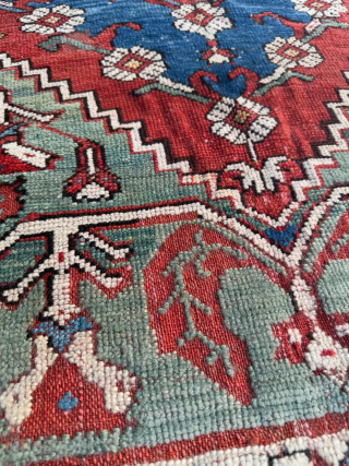Middle of the 19th Century Bergama Rug, size 108x125 cm                       