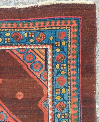 19th.Century Persian Melayer Rug size: 102 x 123 cm                        