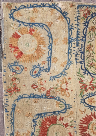 18.th Century Ottoman Textile sıze 80x97                           