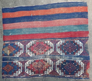 19.Century Anatolian Chuval size 90x108                            