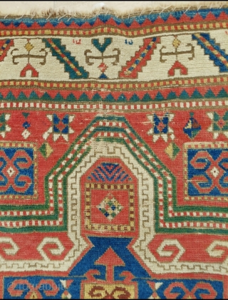 19th.Century Prayer Kazak Rug size: 105 x 180 cm                        