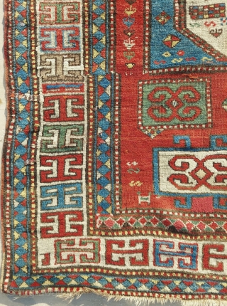 1880s Karatchopf Kazak Rug size: 165 x 212 cm                        