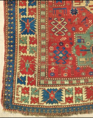 Mid.19th.Century Kazak Rug size: 160 x 230 cm                         