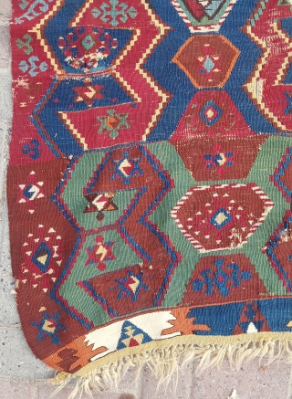 19.century Antolian Kilim 106×265                             