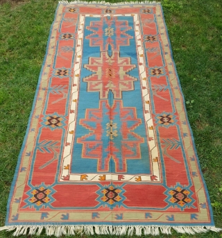 19th. Century Avar Kilim size: 148 x 293 cm                        