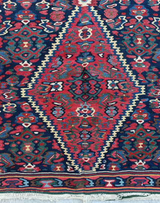 19th.Century Persian Seneh Kilim size:115 x 168 cm                         