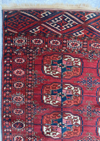 Late 19th.Century Tekke wedding Rug size: 112 x 136 cm                       