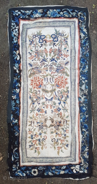 19.century Chines textile sıze 35×74                            