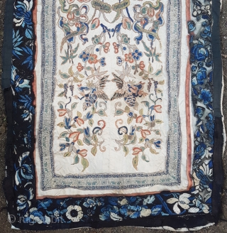 19.century Chines textile sıze 35×74                            