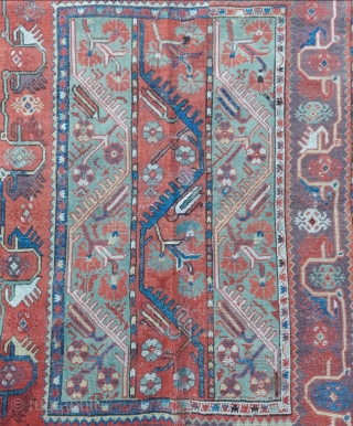 Middle of 19th. Century Milas Rug size: 103 x 146 cm                      