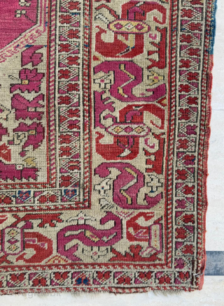 Middle of the 19th century Anatolian ghordes rug. size 103 x 135 cm. please send me directly mail.
metinrug77@gmail.com               
