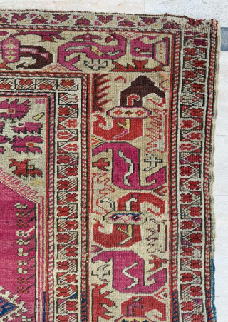 Middle of the 19th century Anatolian ghordes rug. size 103 x 135 cm. please send me directly mail.
metinrug77@gmail.com               
