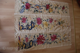 chinese embroidered  hand made                            